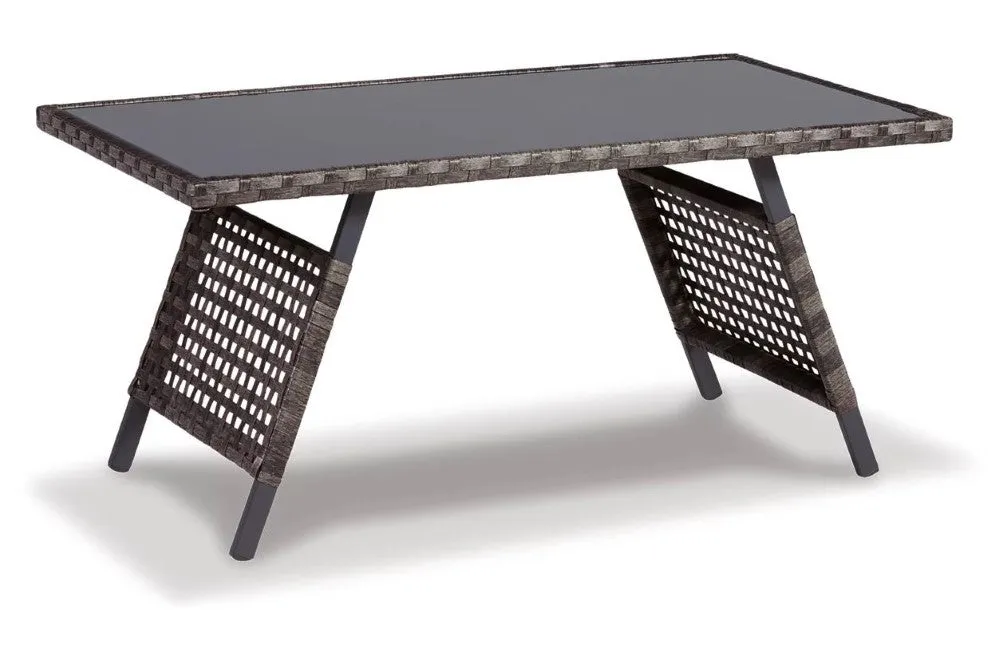 Ashley Furniture Lainey Outdoor Resin Wicker Conversation Set - 4 Piece