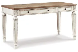 Ashley Furniture Realyn 60" Home Office Desk with USB Charging
