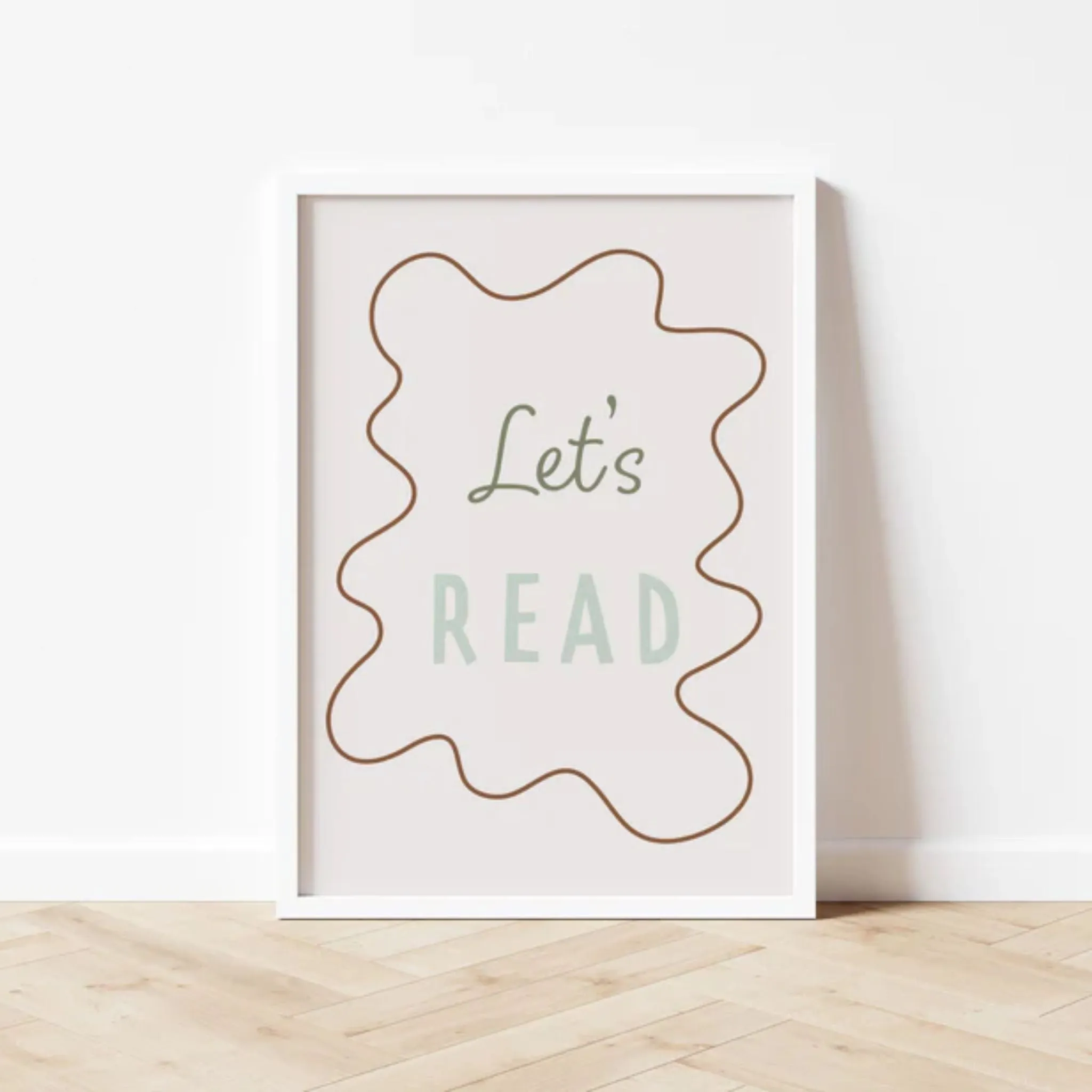 Autumns Corner 'Let's Read' Print - Wavy Edition