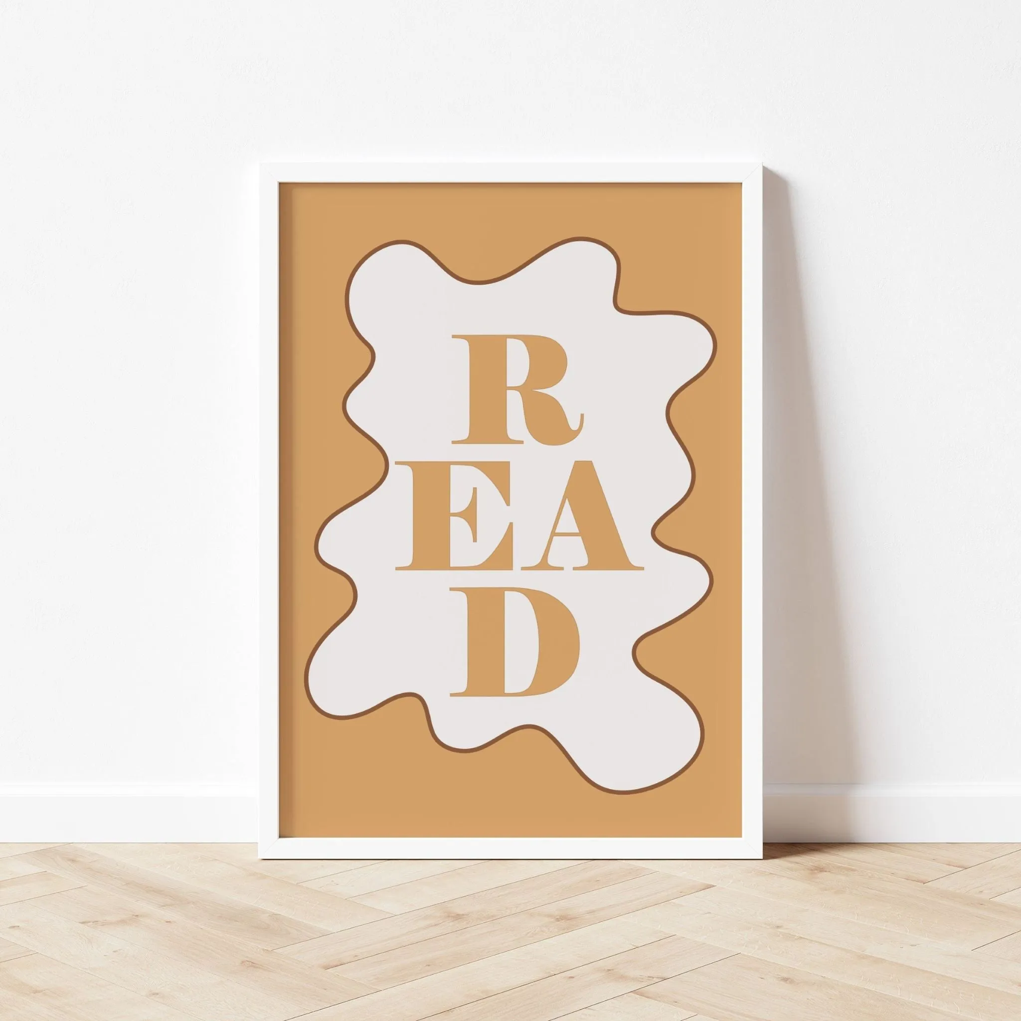 Autumns Corner 'Read' Print - Wavy Edition
