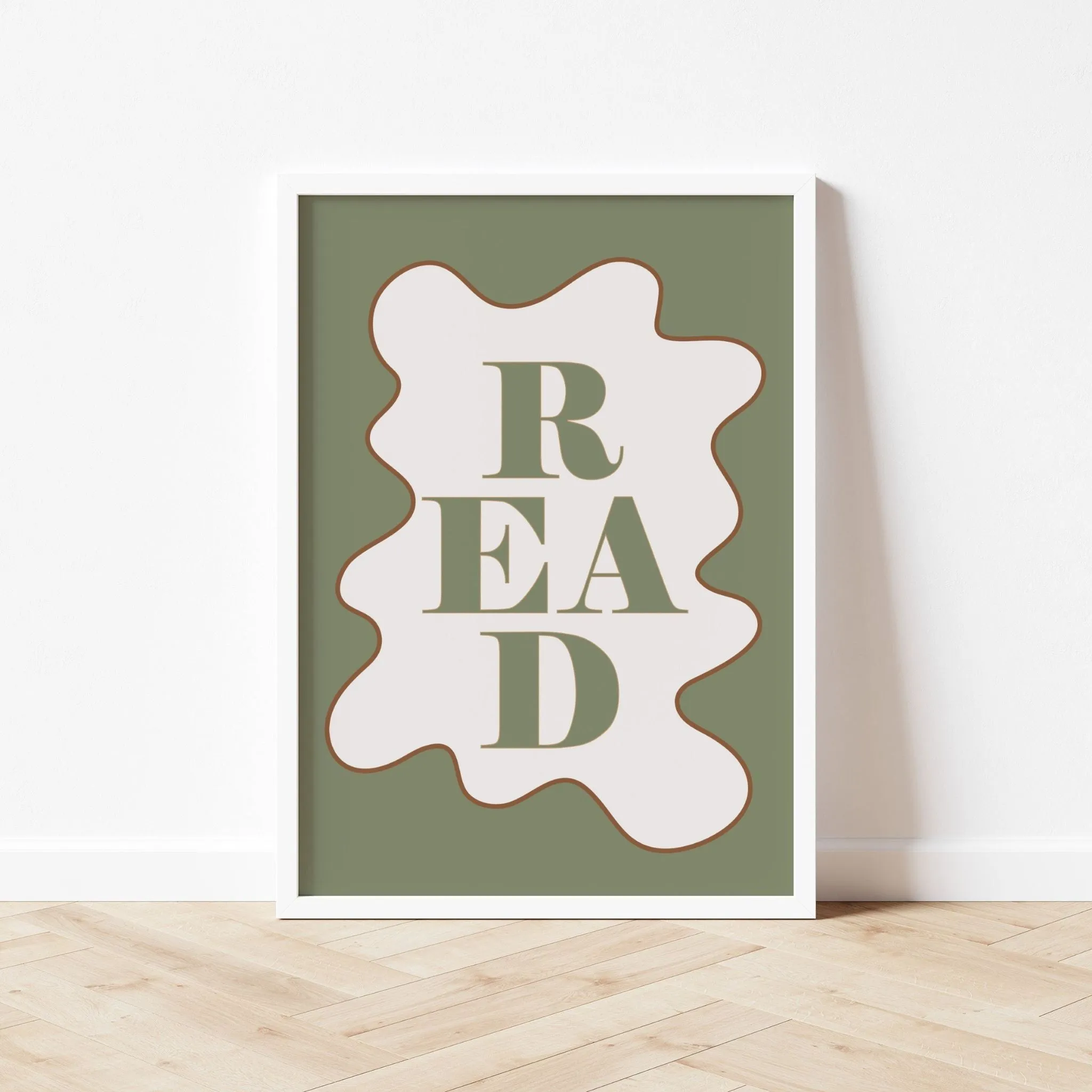 Autumns Corner 'Read' Print - Wavy Edition