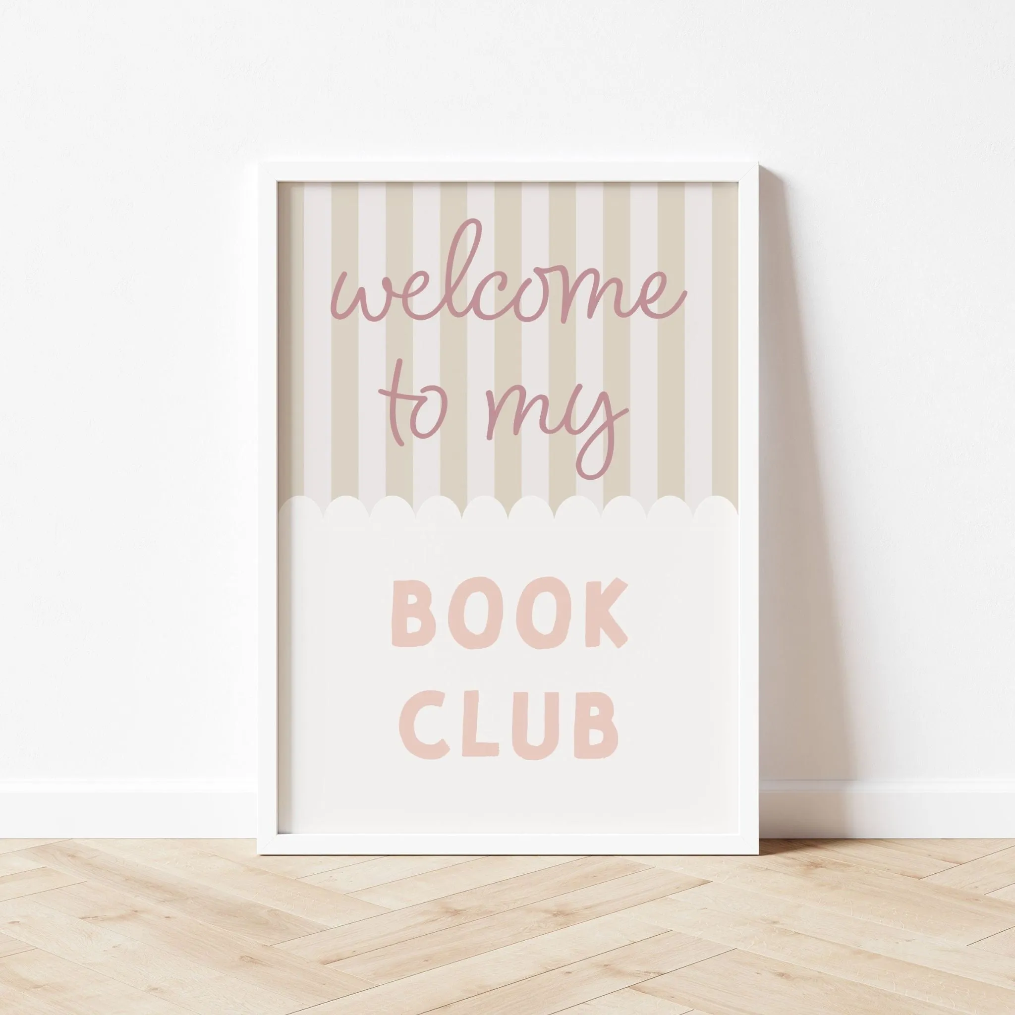 Autumns Corner 'Welcome To My Book Club' Print