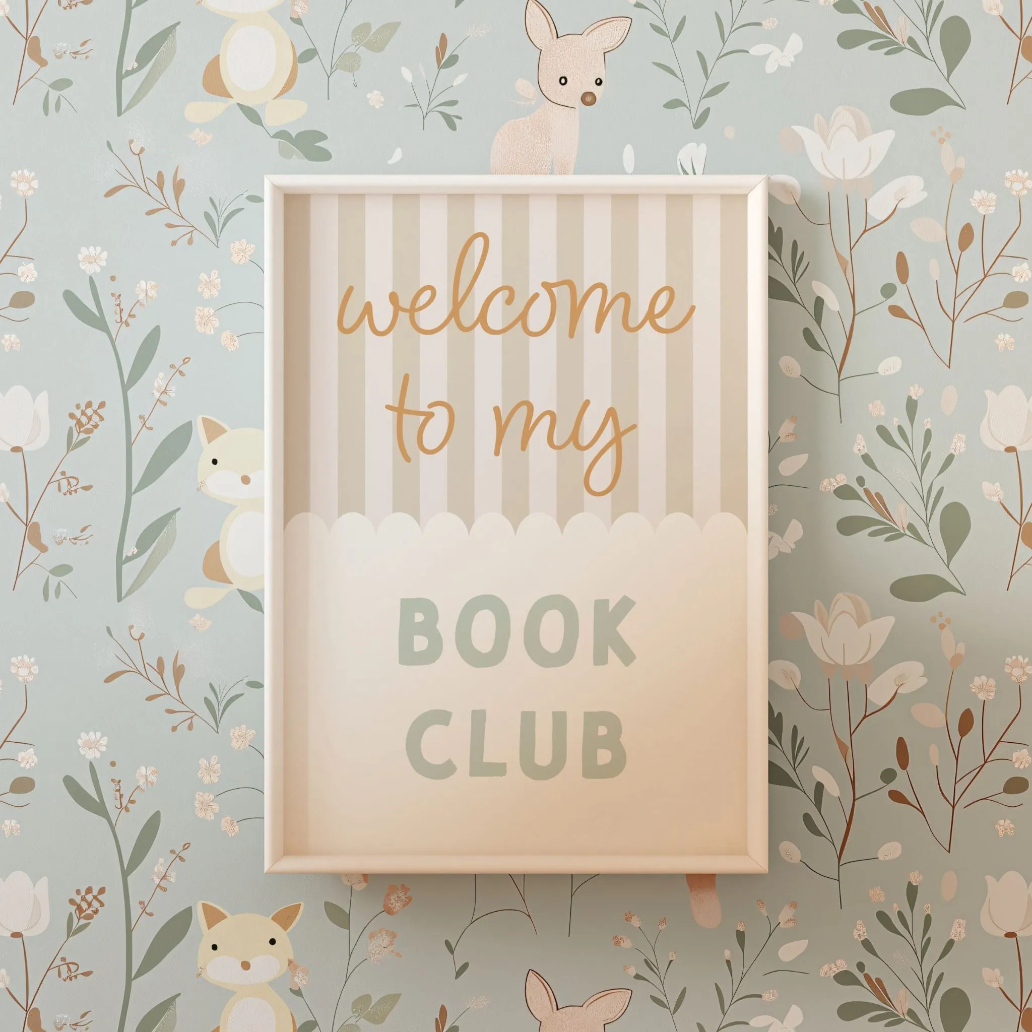Autumns Corner 'Welcome To My Book Club' Print