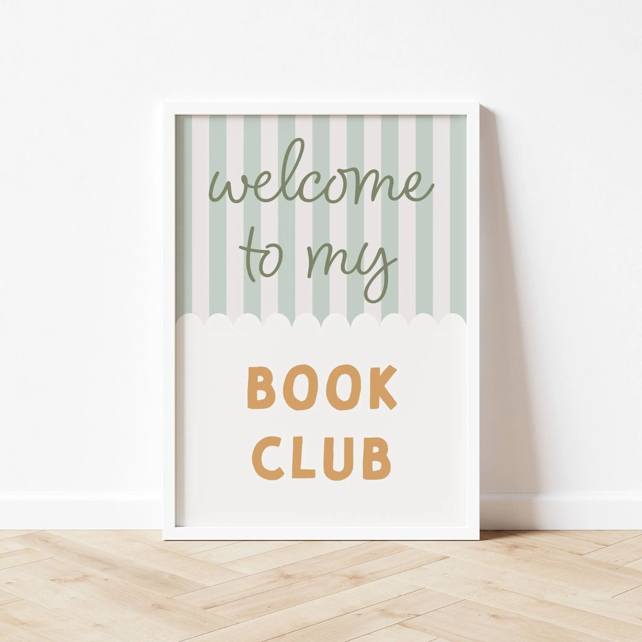 Autumns Corner 'Welcome To My Book Club' Print