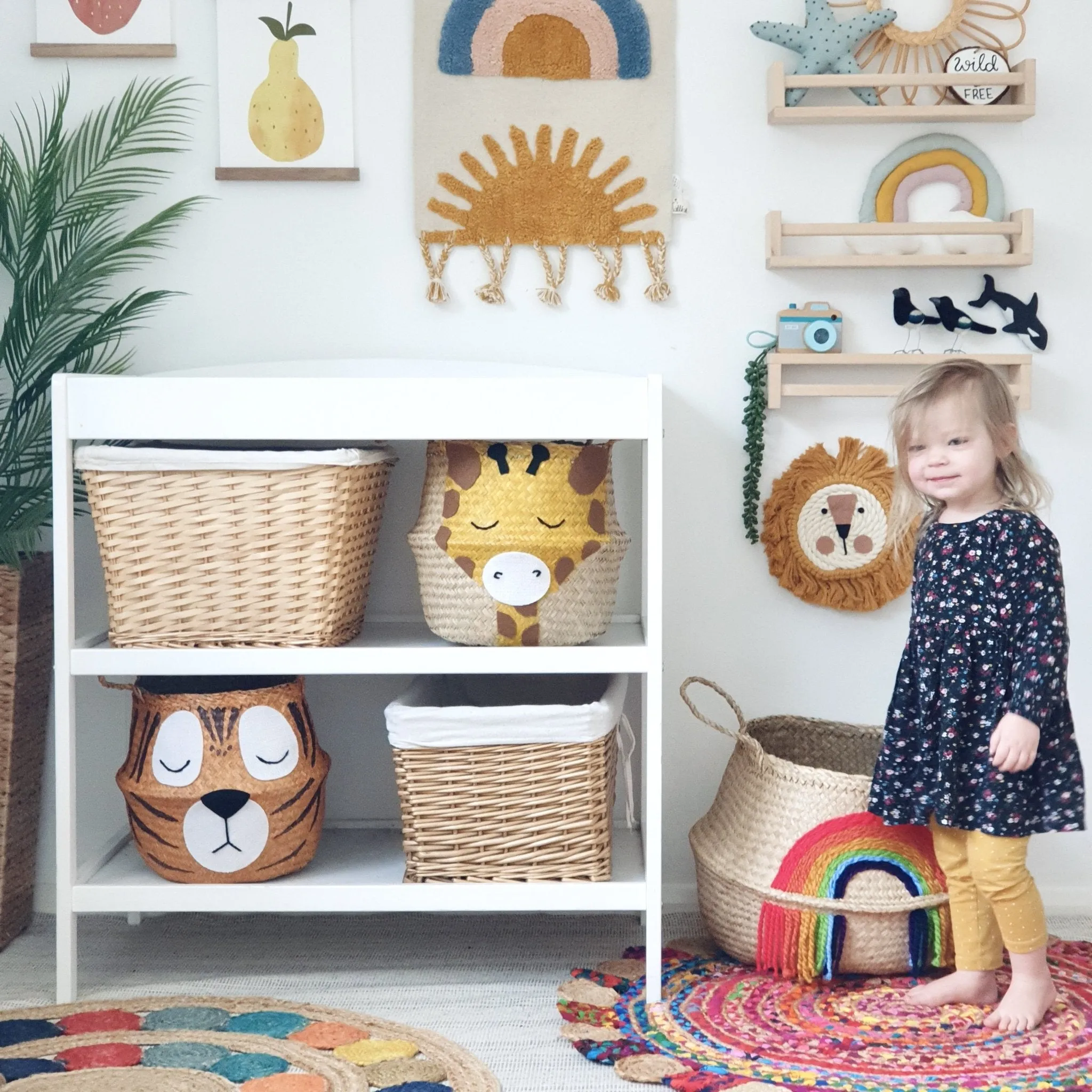 Bellybambino Giraffe Basket - Large