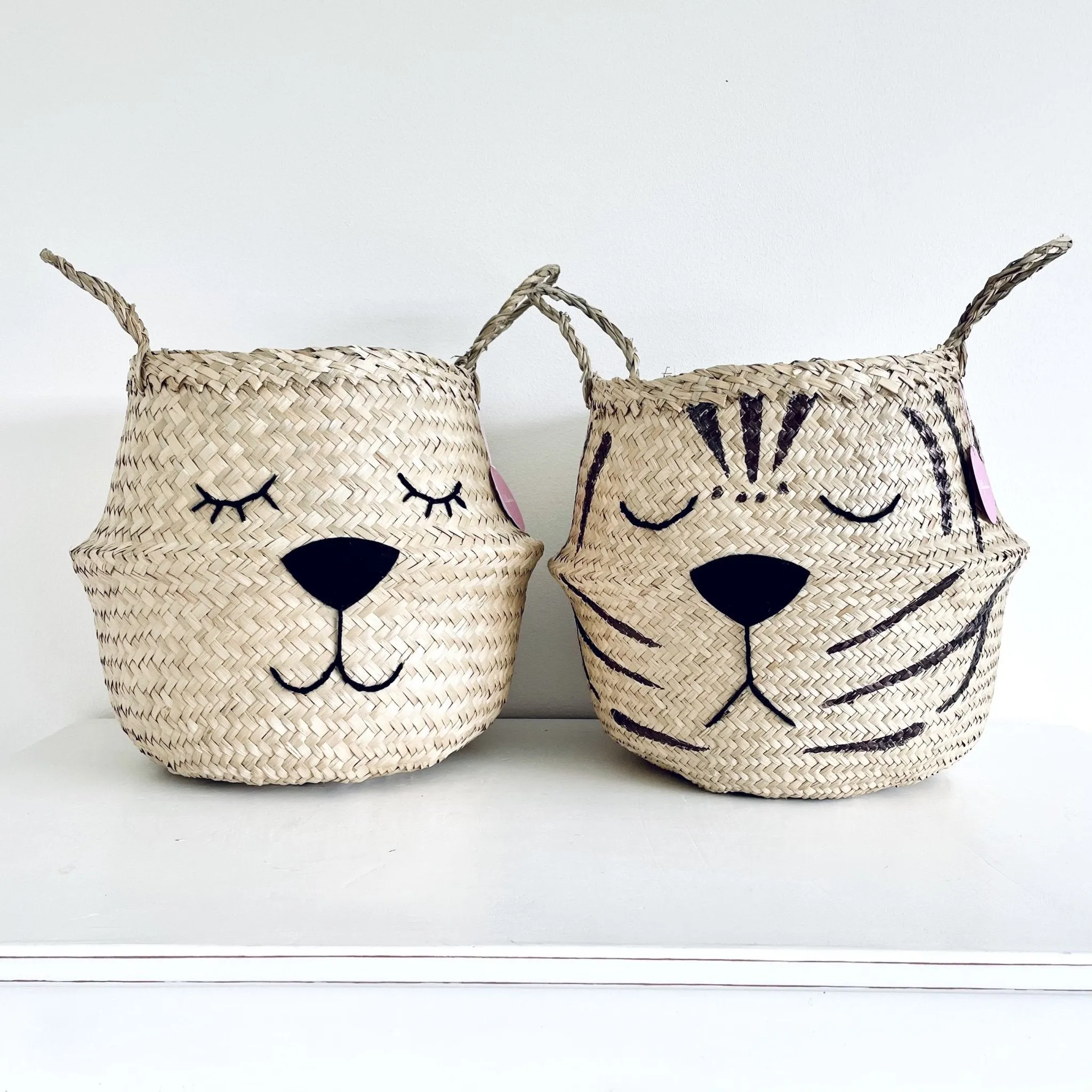 Bellybambino Natural Tiger Basket - Large