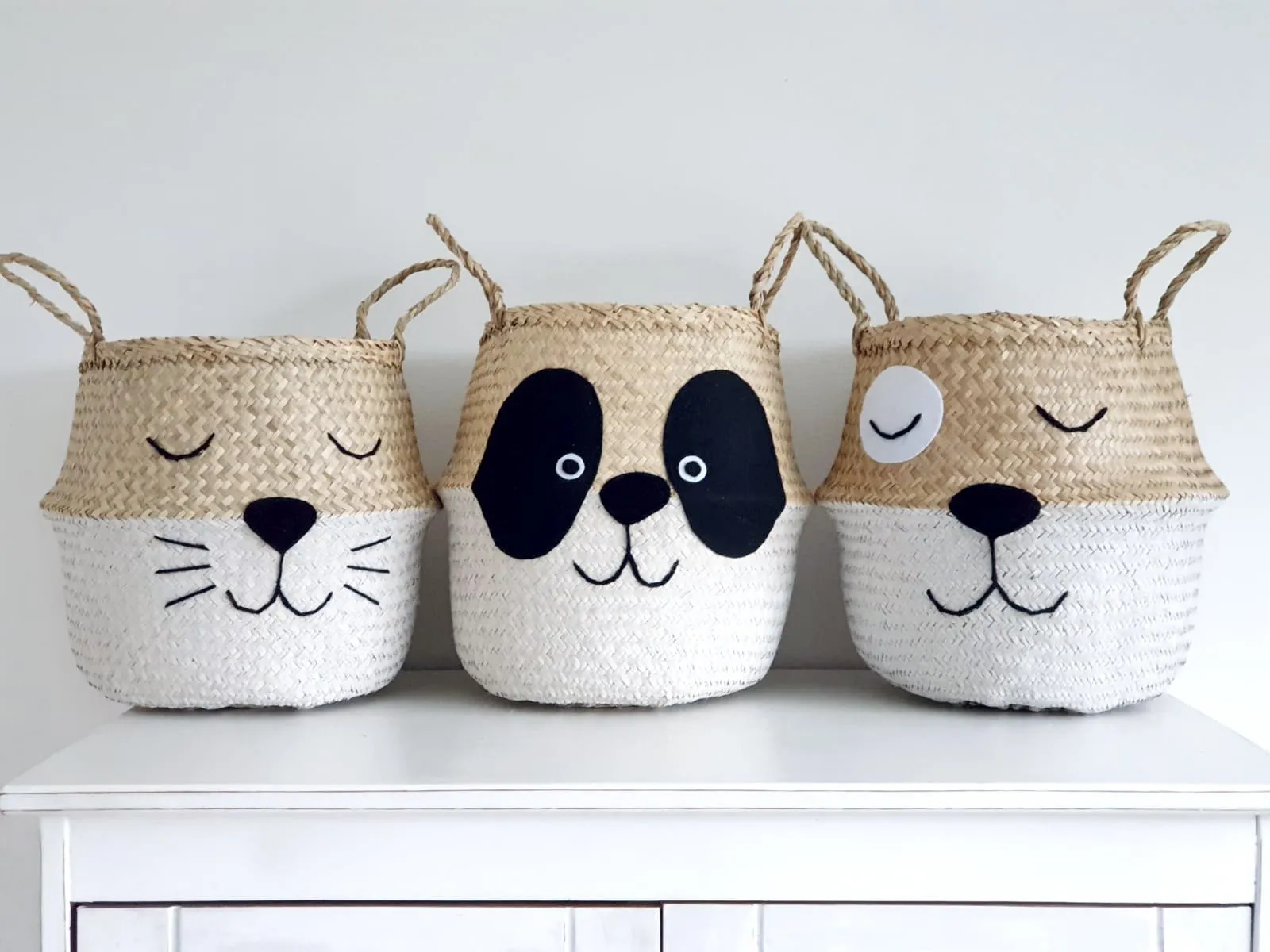Bellybambino Panda Basket - Large