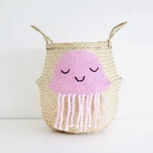 Bellybambino Pink Jellyfish Basket - Large
