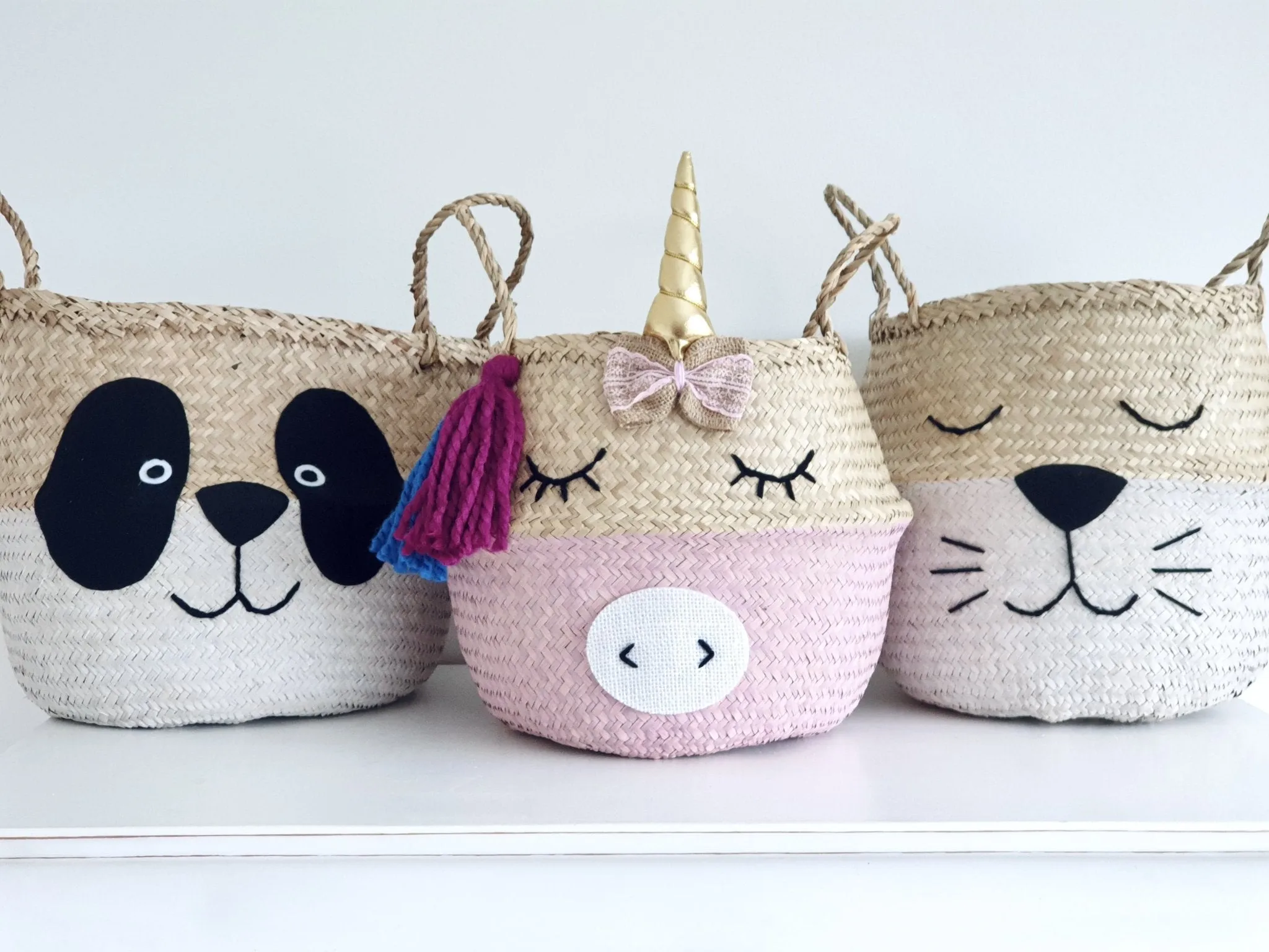 Bellybambino Unicorn Basket - Large