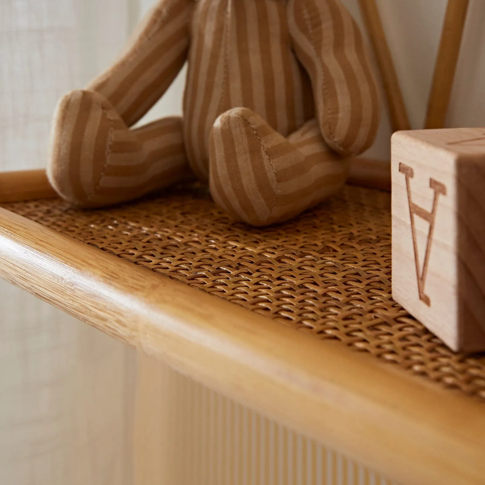 CuddleCo Aria Rattan Shelf - Large