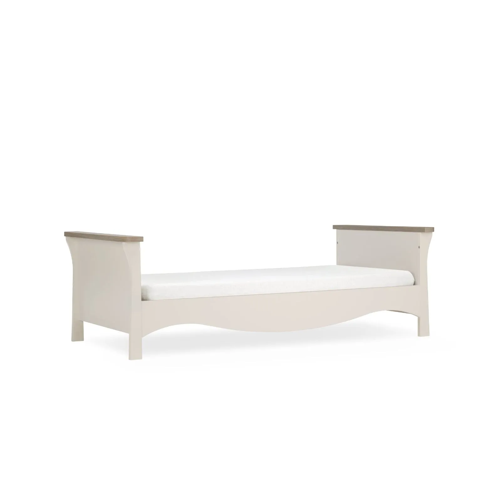 CuddleCo Clara Cot Bed - Cashmere & Ash