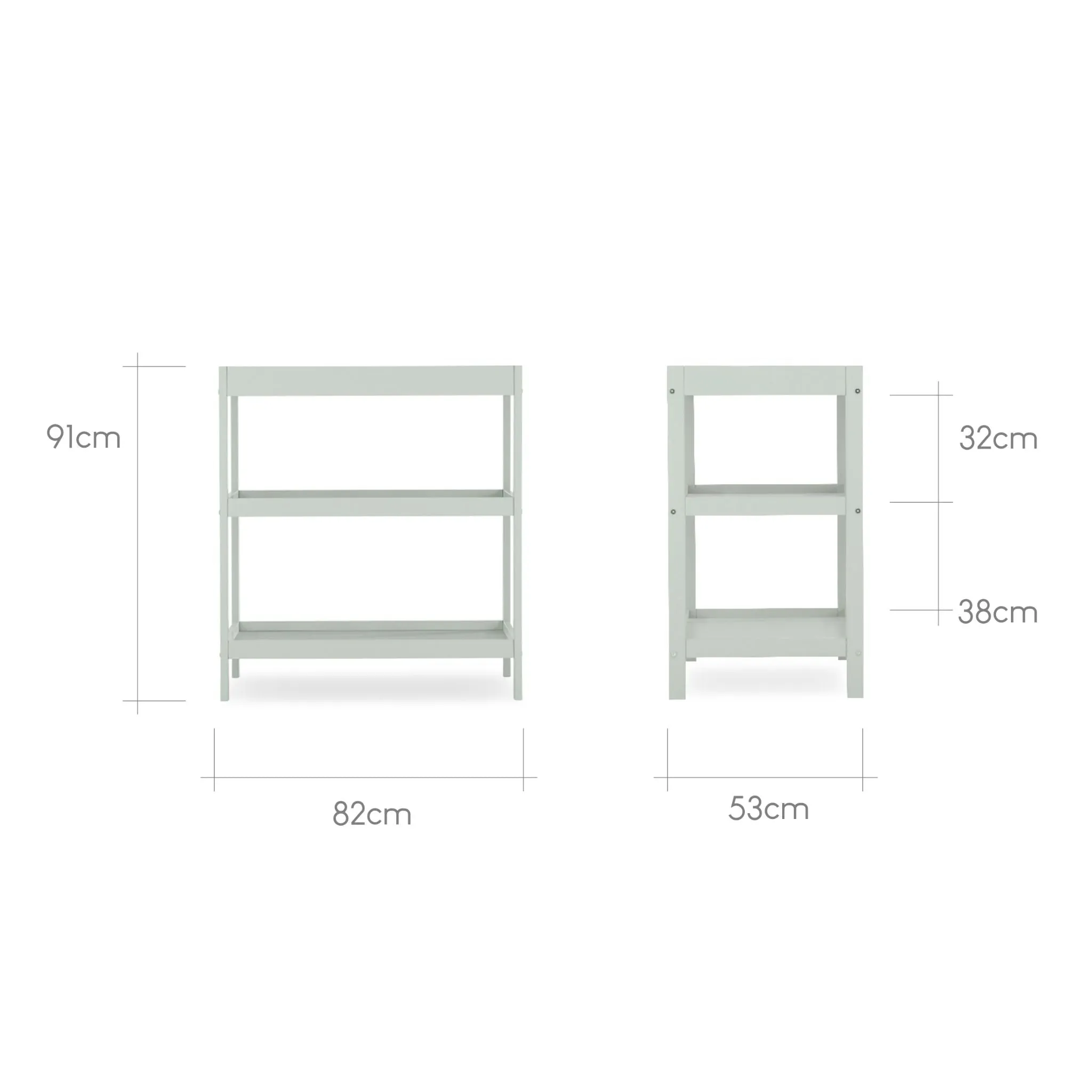 CuddleCo Nola Changing Table - Sage Green