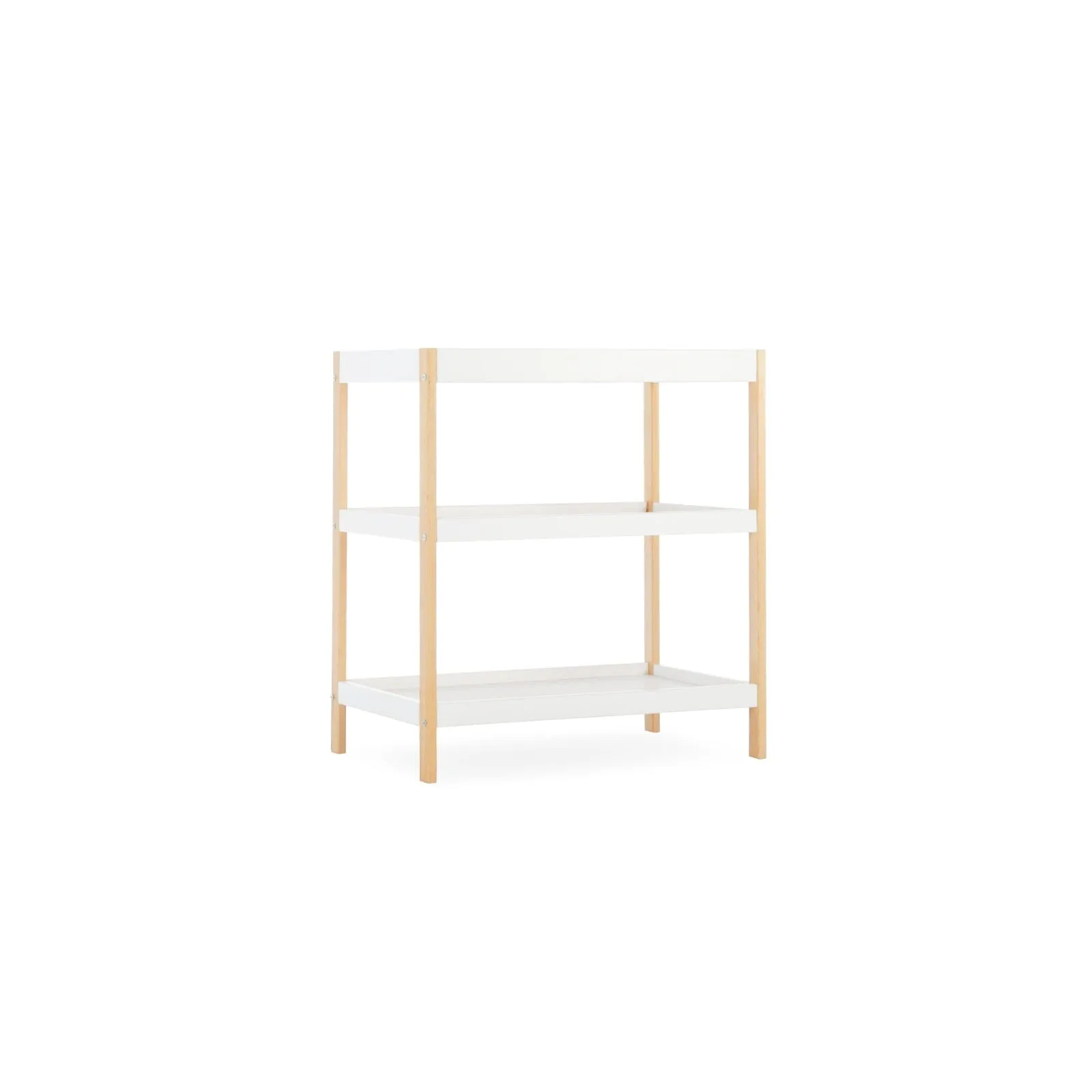 CuddleCo Nola Changing Table - White & Natural