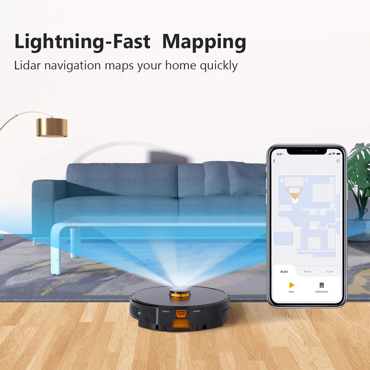 IMOU RV-L11-A Robotic self-emptying Vacuum Cleaner