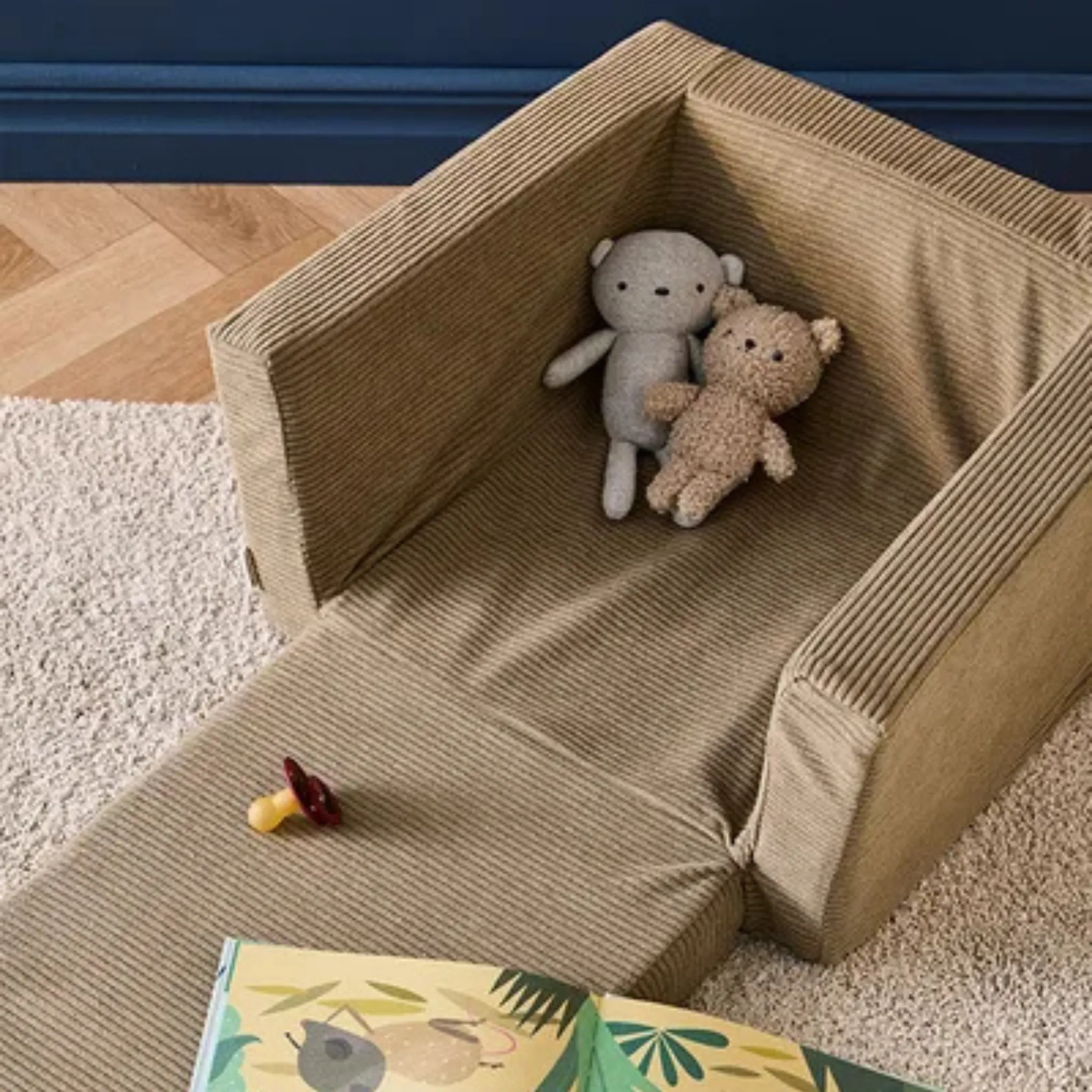 Kids Concept Foldable Armchair - Green