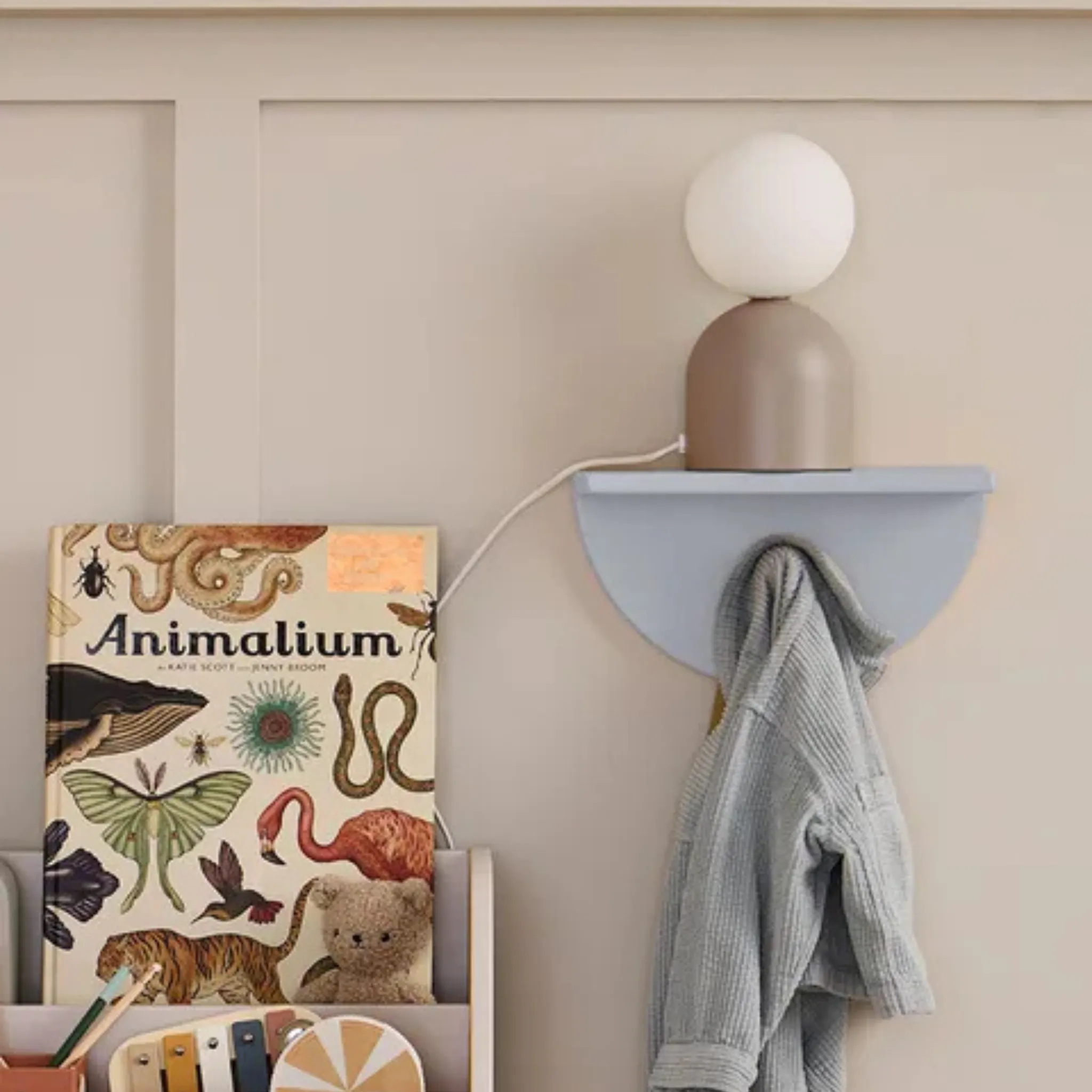 Kids Concept Shelf Circle - Light Blue