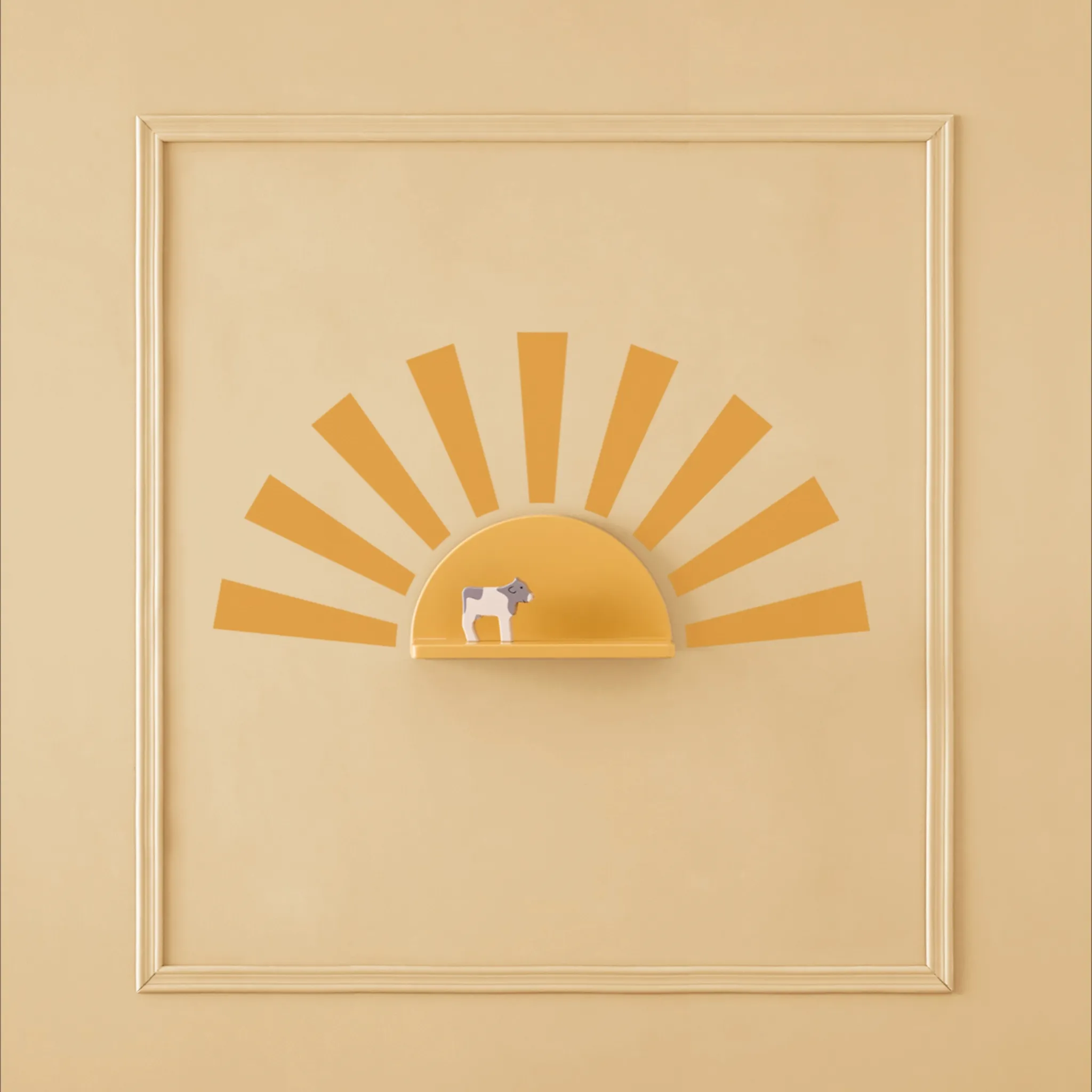 Kids Concept Shelf Circle - Mustard
