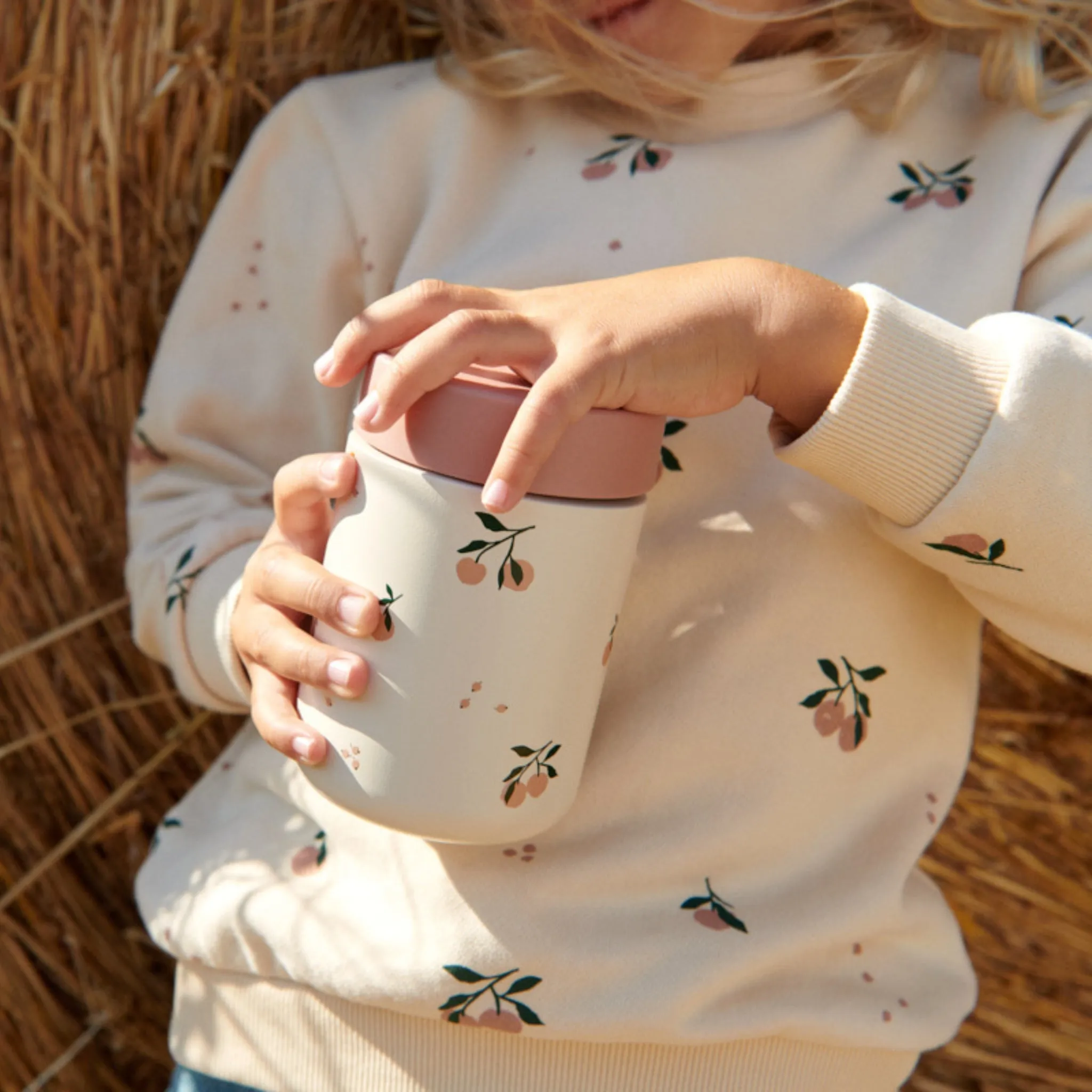 Liewood Kian Printed Jar - Peach / Sea Shell