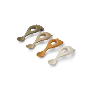Liewood Liva Spoon 4 Pack - Sandy Multi Mix