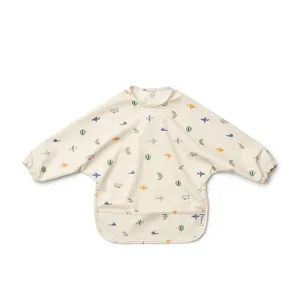 Liewood Merle Cape Bib - Aviator / Ecru
