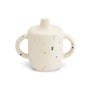 Liewood Neil Sippy Cup - Splash Dots / Sea Shell