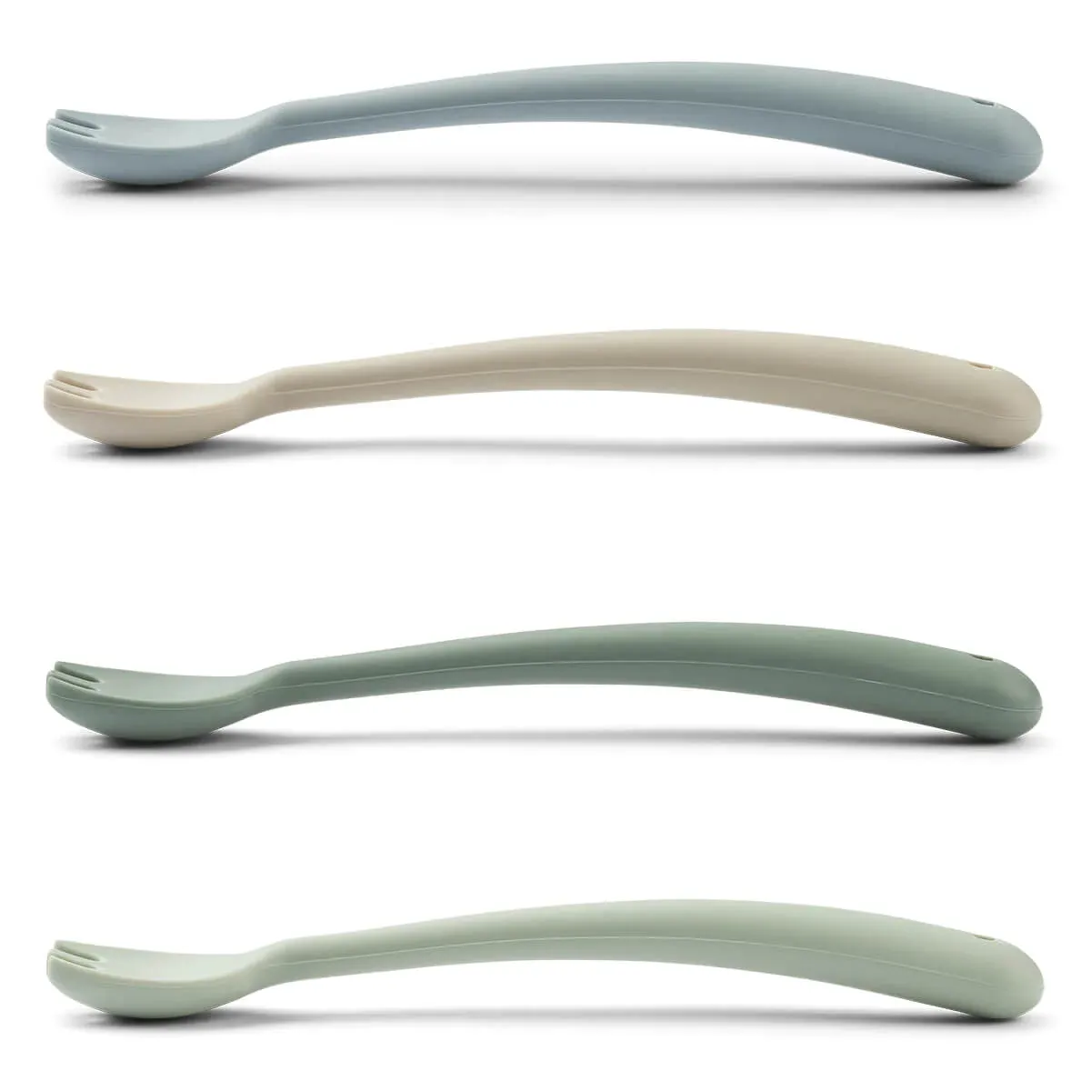Liewood Scott Feeding Fork 4 Pack - Dusty Mint Multi Mix