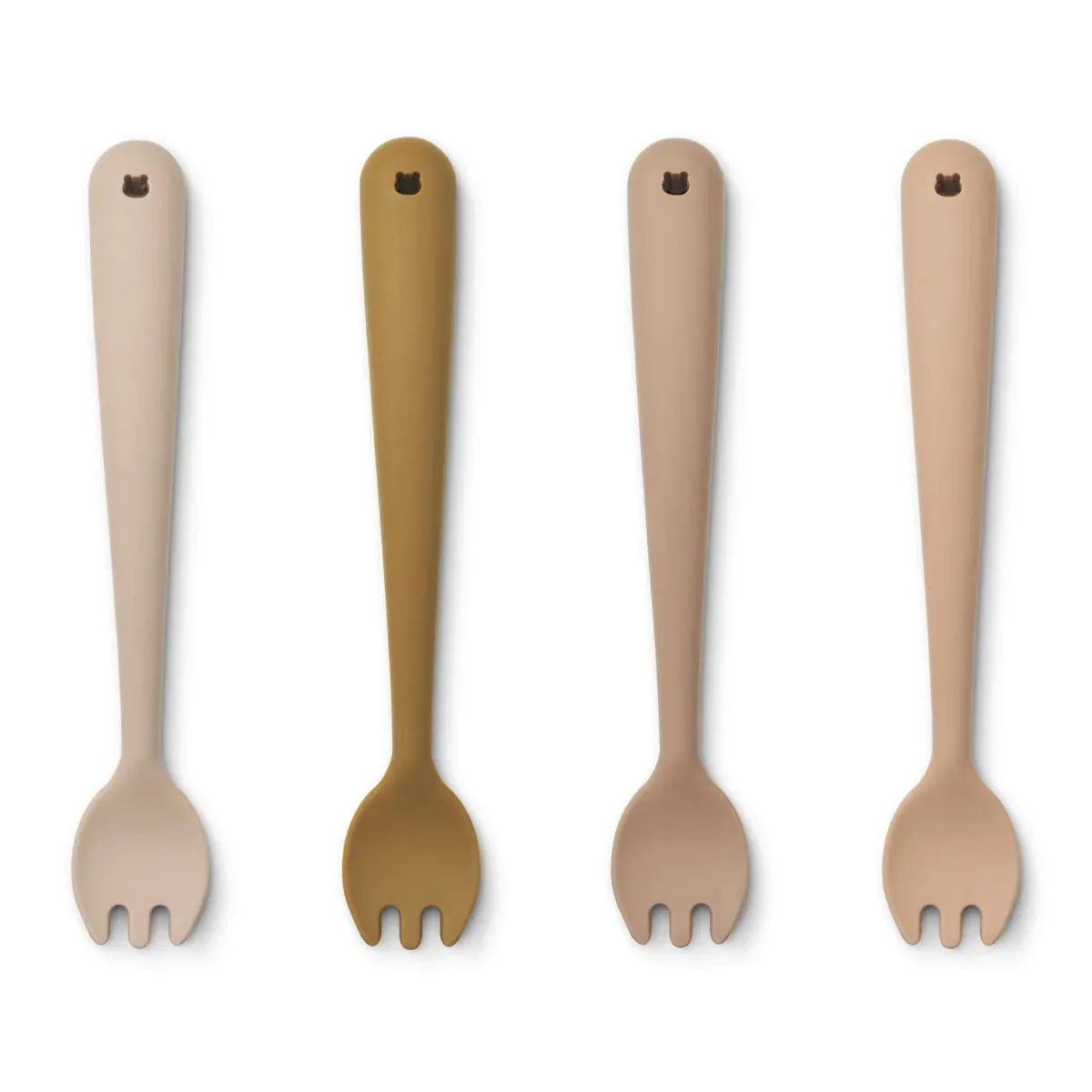 Liewood Scott Feeding Fork 4 Pack - Rose Multi Mix