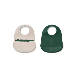 Liewood Tilda Printed Bib 2 Pack - Carlos/Sandy