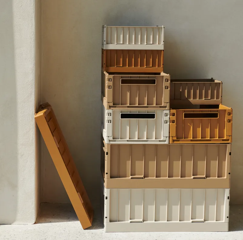 Liewood Weston Medium Storage Crate Set of 2 - Oat