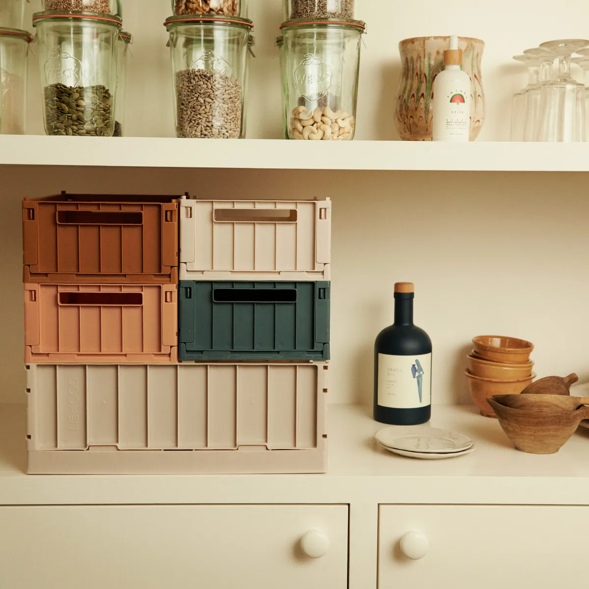 Liewood Weston Medium Storage Crate Set of 2 - Sandy
