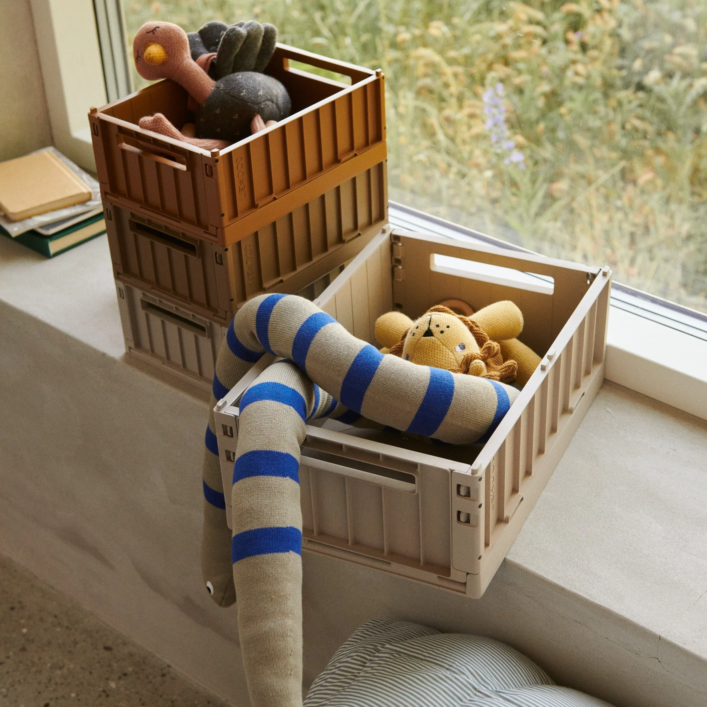 Liewood Weston Medium Storage Crate Set of 2 - Sandy