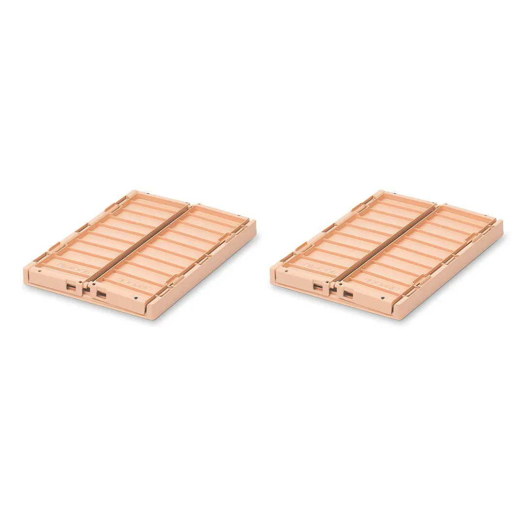 Liewood Weston Medium Storage Crate Set of 2 - Tuscany Rose