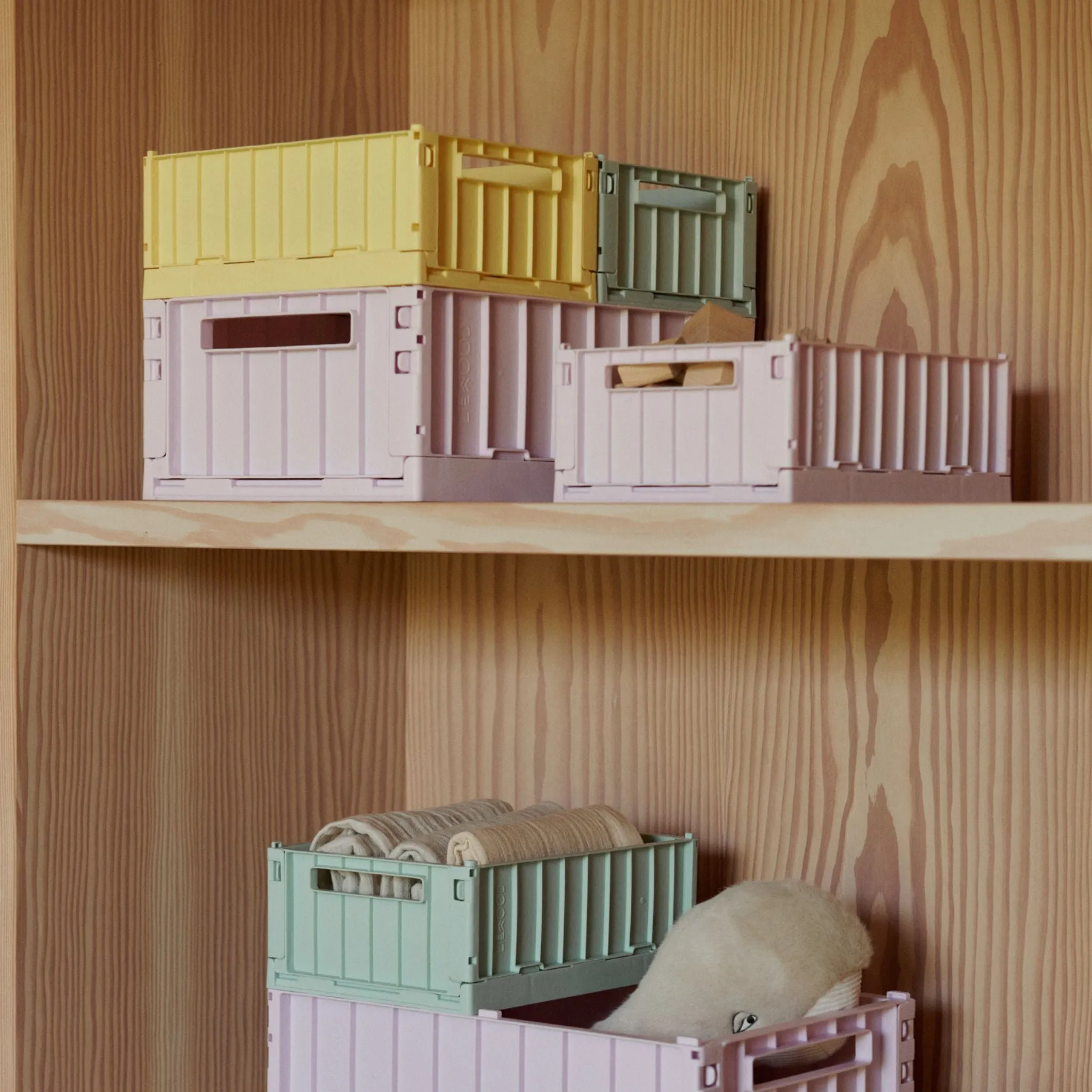 Liewood Weston Small Storage Crate - Lemonade