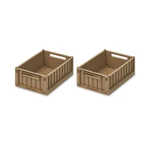 Liewood Weston Small Storage Crate Set of 2 - Oat