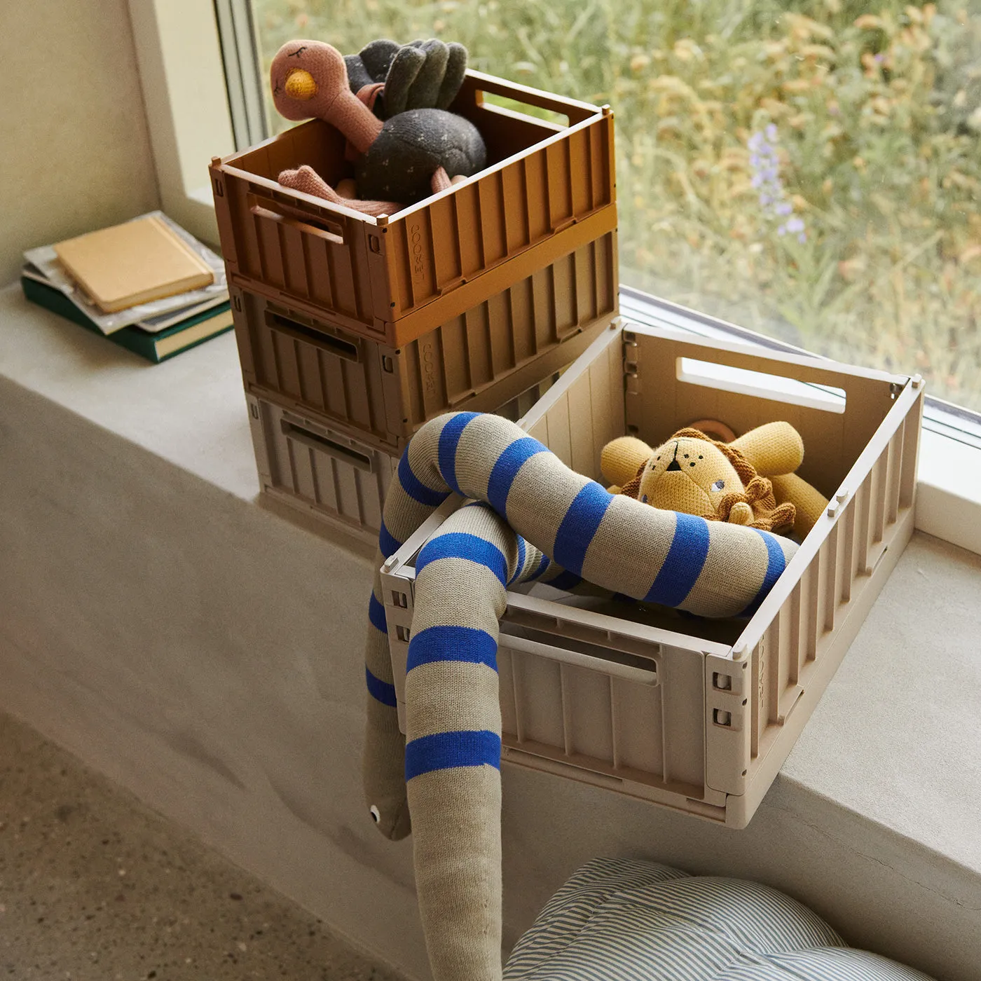 Liewood Weston Small Storage Crate Set of 2 - Sandy