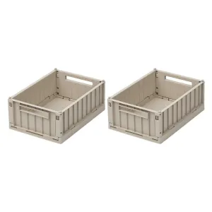 Liewood Weston Small Storage Crate Set of 2 - Sandy