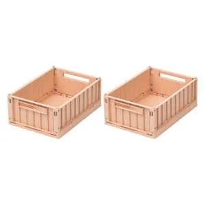 Liewood Weston Small Storage Crate Set of 2 - Tuscany Rose