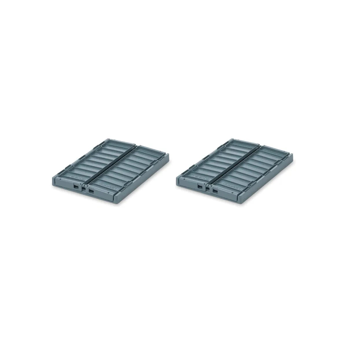 Liewood Weston Small Storage Crate Set of 2 - Whale Blue