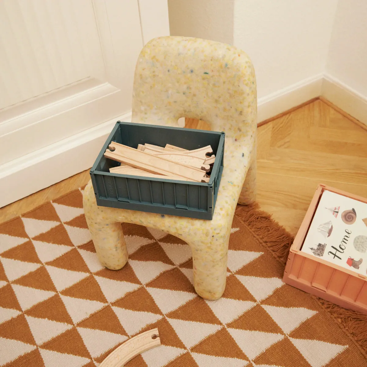 Liewood Weston Small Storage Crate Set of 2 - Whale Blue