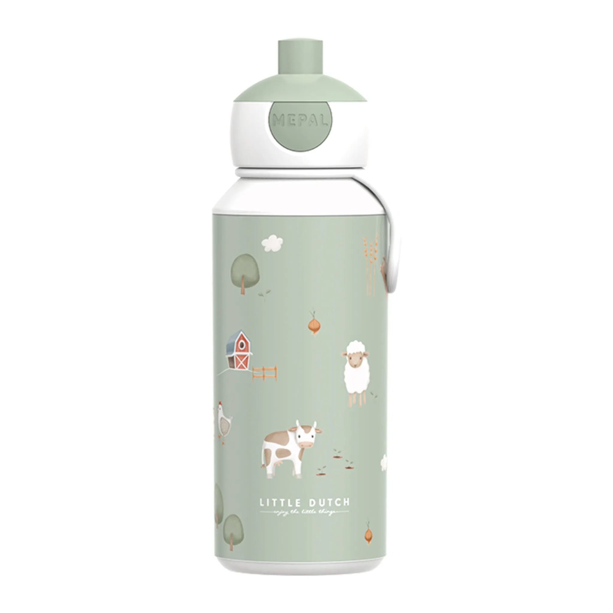 Little Dutch Drinking Bottle Pop-Up 400ml - Little Farm