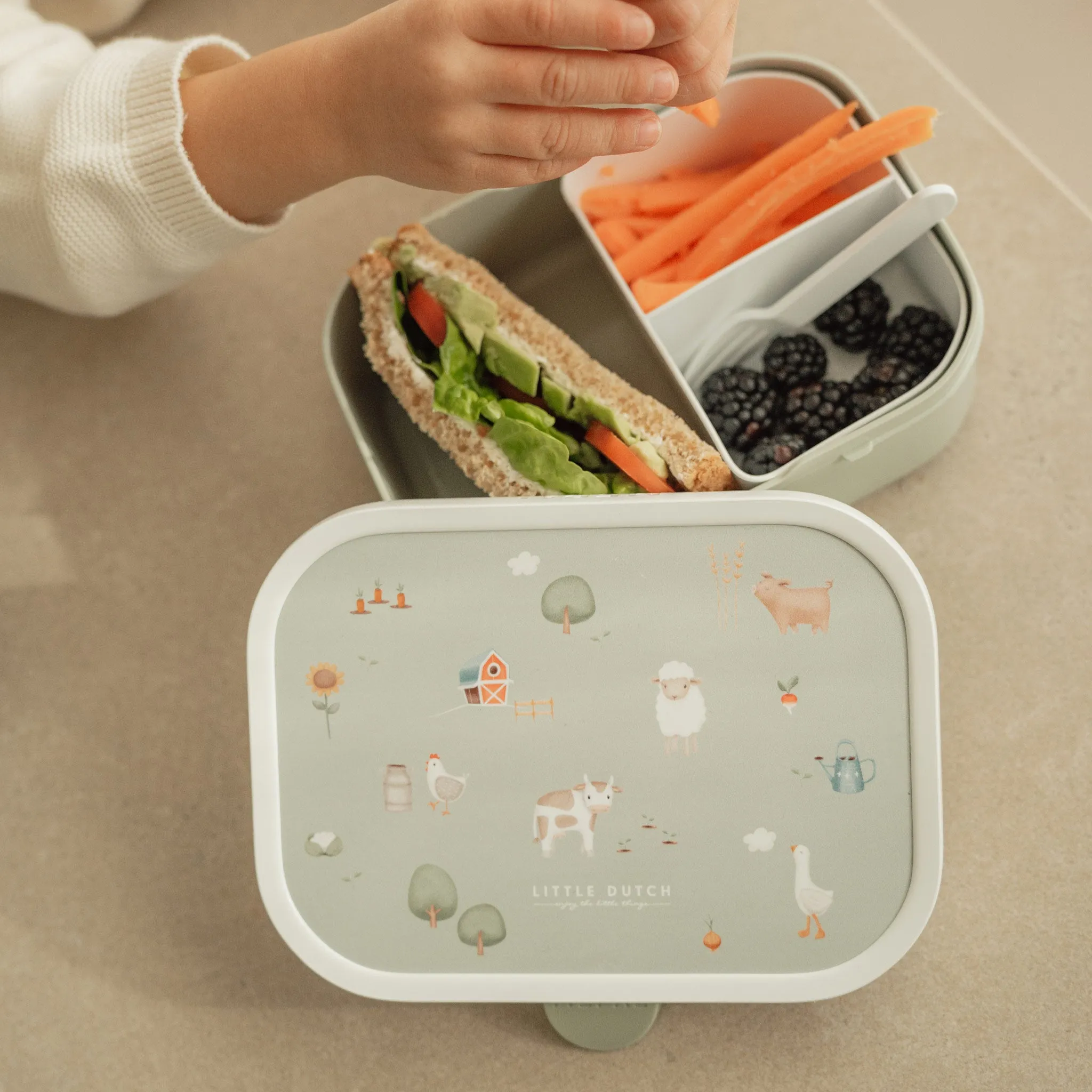 Little Dutch Mepal Lunchbox - Little Farm