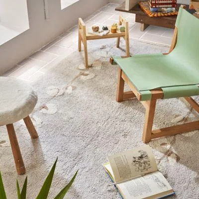 Lorena Canals Washable Rug - 120 x 170cm - Cotton Bolls