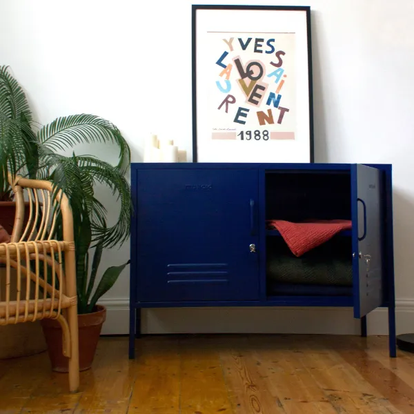 Mustard Made The Lowdown Storage Locker - Navy