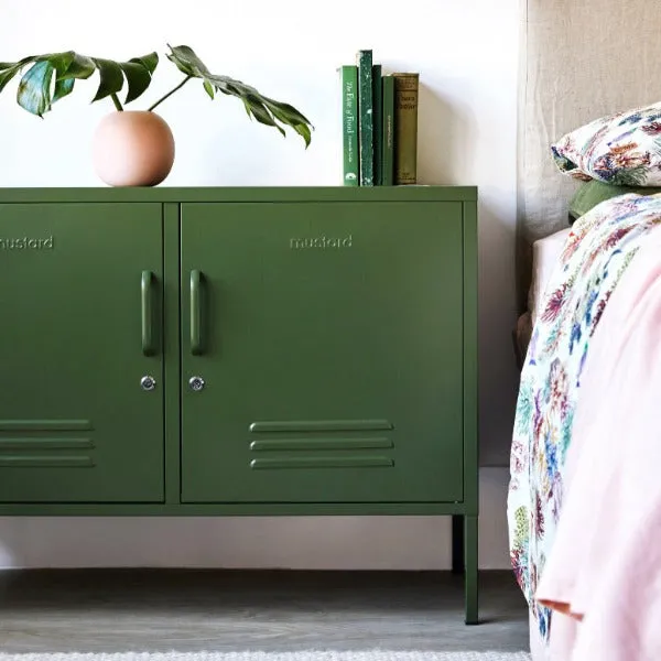Mustard Made The Lowdown Storage Locker - Olive Green