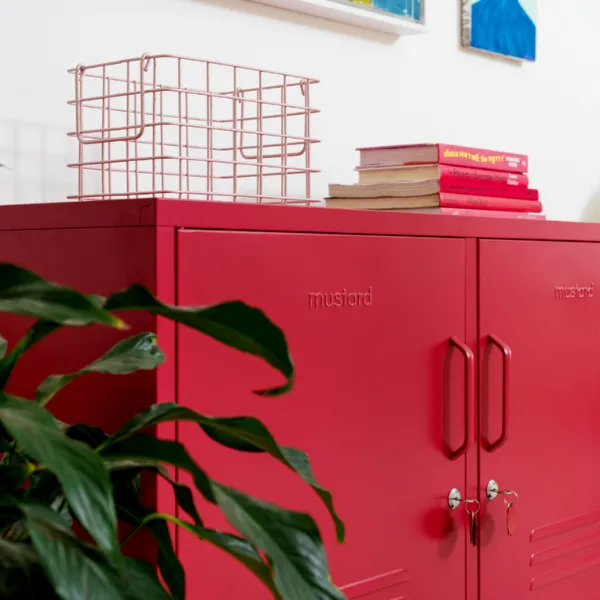 Mustard Made The Lowdown Storage Locker - Poppy