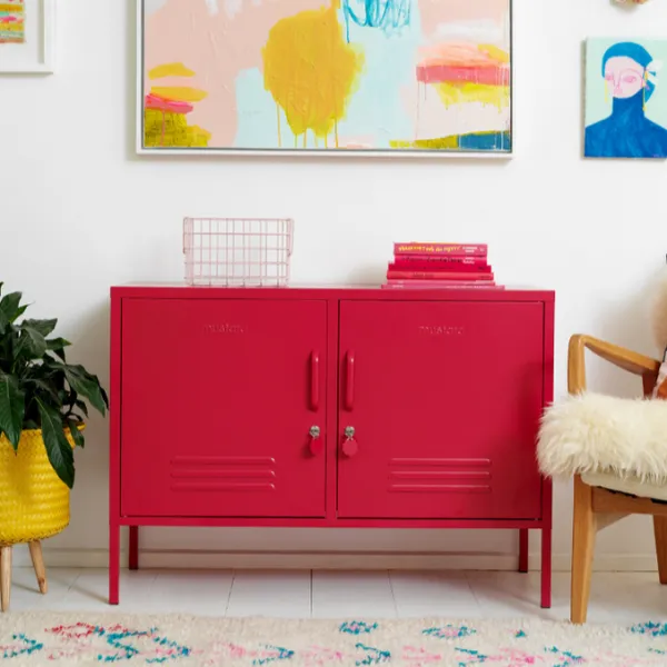 Mustard Made The Lowdown Storage Locker - Poppy