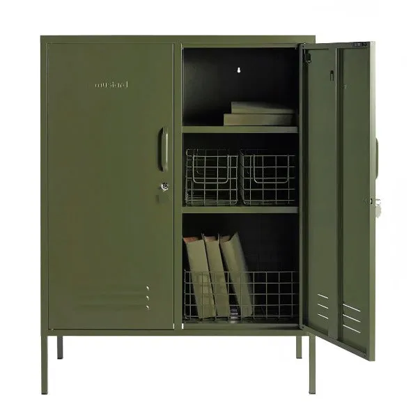 Mustard Made The Midi Storage Locker - Olive
