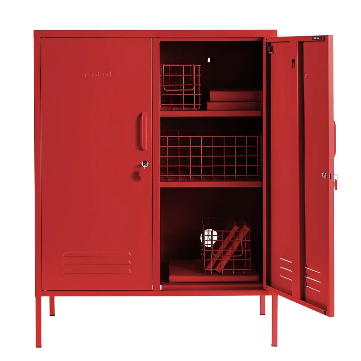 Mustard Made The Midi Storage Locker Poppy