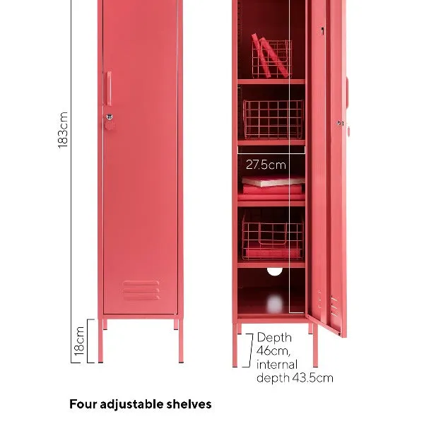 Mustard Made The Skinny Storage Locker - Berry