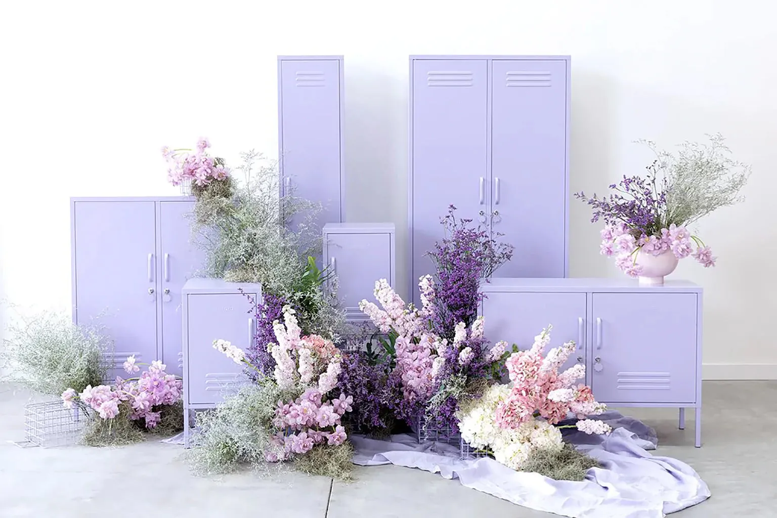 Mustard Made The Skinny Storage Locker - Lilac